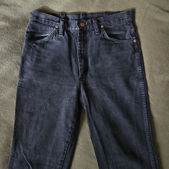Vintage Wrangler Black Denim Jeans, size 30x34 - Picture 2 of 6